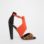 asos earl leopard print sandals