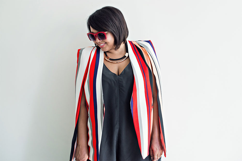 striped-cape-blazer