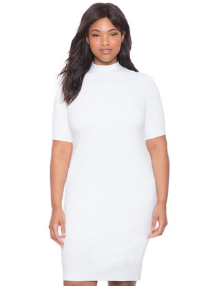 eloquii crew neck dress