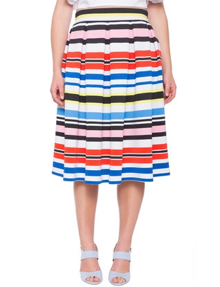 eloquii pleated midi dress