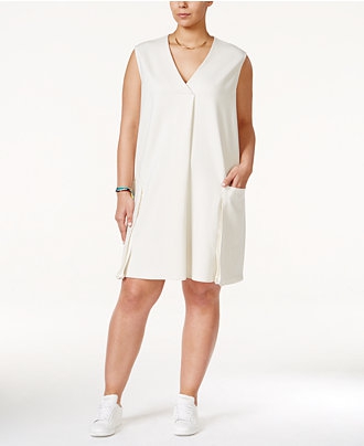 macys sleeveless shift dress