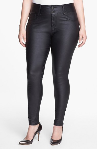 nordstrom wet look skinny jeans