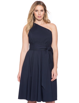 eloquii tie waist dress