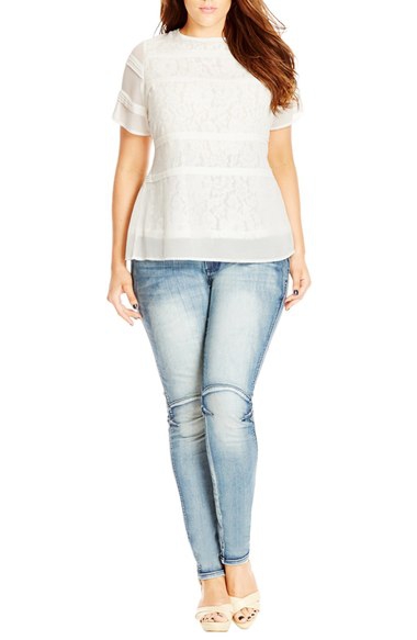 nordstrom lace layer top