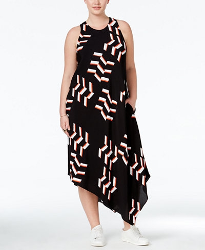 macys asymmetrical maxi