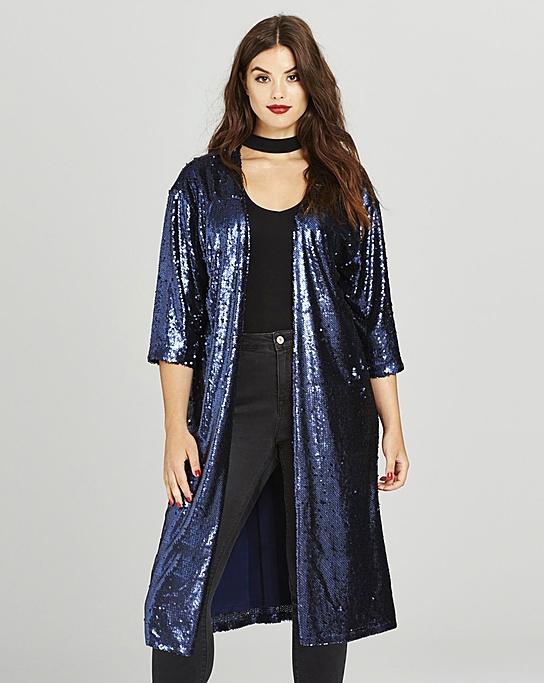 Simply Be Sequin Duster